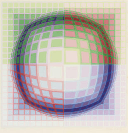 Wikioo.org - The Encyclopedia of Fine Arts - Painting, Artwork by Victor Vasarely - Untitled 5