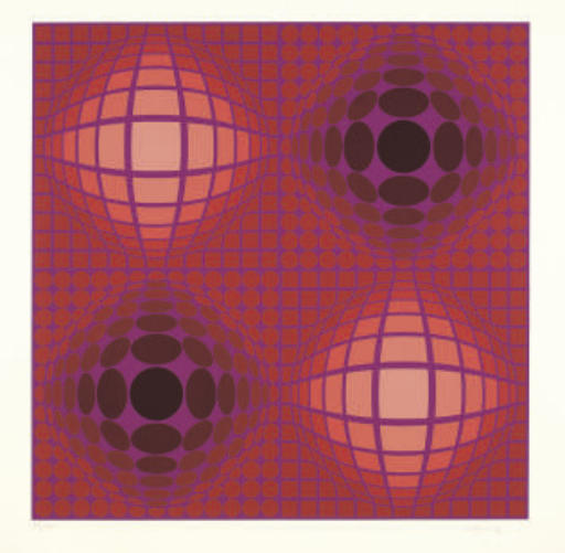 Wikioo.org - The Encyclopedia of Fine Arts - Painting, Artwork by Victor Vasarely - Untitled 6