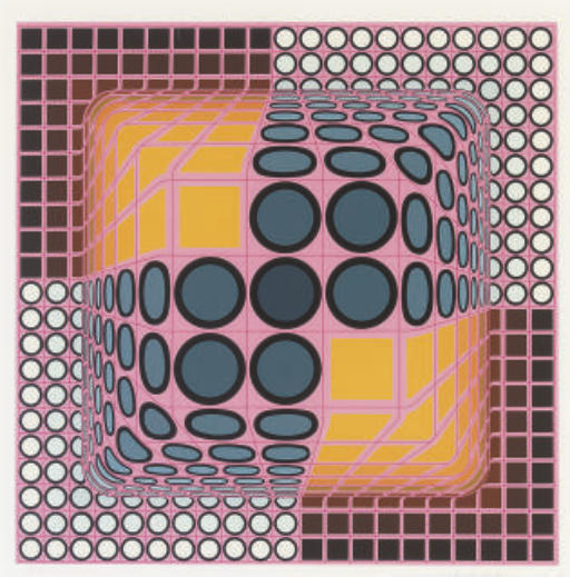 Wikioo.org - The Encyclopedia of Fine Arts - Painting, Artwork by Victor Vasarely - Untitled 8
