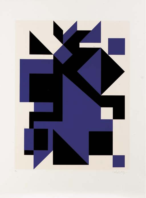Wikioo.org - The Encyclopedia of Fine Arts - Painting, Artwork by Victor Vasarely - Utica
