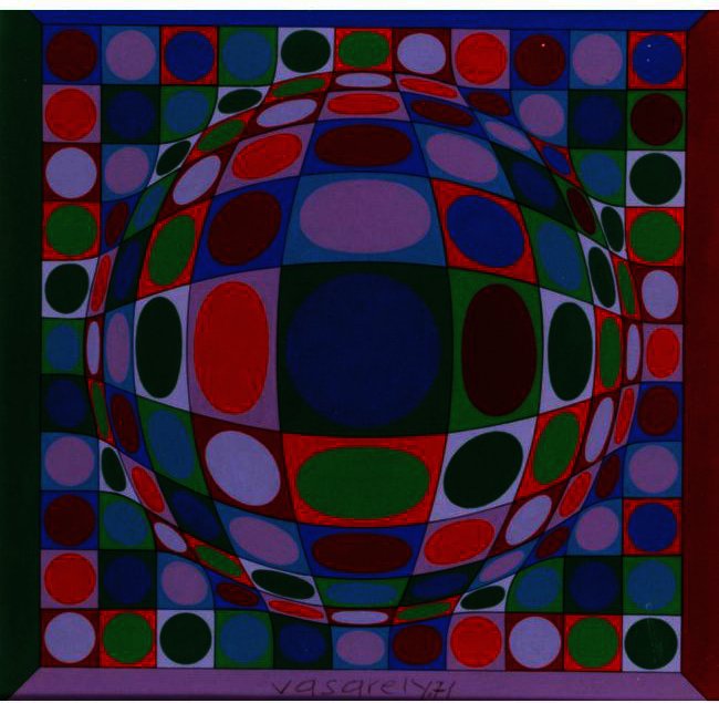 Wikioo.org - The Encyclopedia of Fine Arts - Painting, Artwork by Victor Vasarely - Vega 1