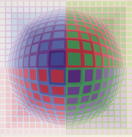 Wikioo.org - The Encyclopedia of Fine Arts - Painting, Artwork by Victor Vasarely - Vega-Pal