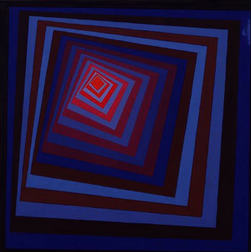 Wikioo.org - The Encyclopedia of Fine Arts - Painting, Artwork by Victor Vasarely - Vonal-Bip-2