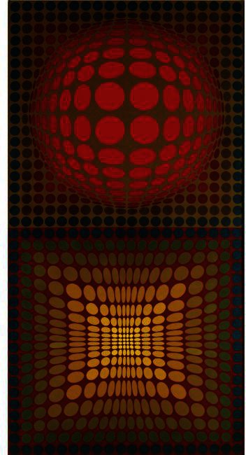 Wikioo.org - The Encyclopedia of Fine Arts - Painting, Artwork by Victor Vasarely - VP 112