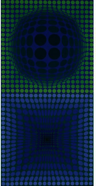 Wikioo.org - The Encyclopedia of Fine Arts - Painting, Artwork by Victor Vasarely - VP-109
