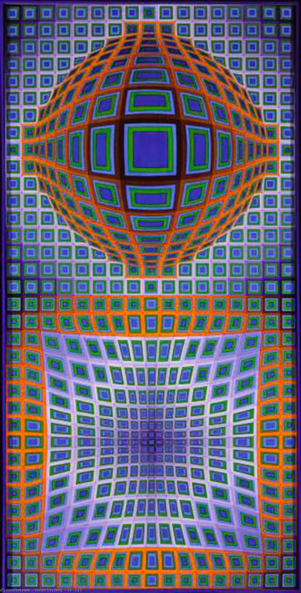 WikiOO.org - אנציקלופדיה לאמנויות יפות - ציור, יצירות אמנות Victor Vasarely - VP-115
