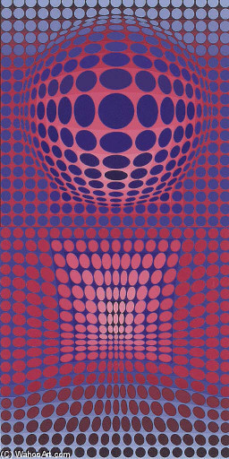 Wikioo.org - The Encyclopedia of Fine Arts - Painting, Artwork by Victor Vasarely - VP-RB