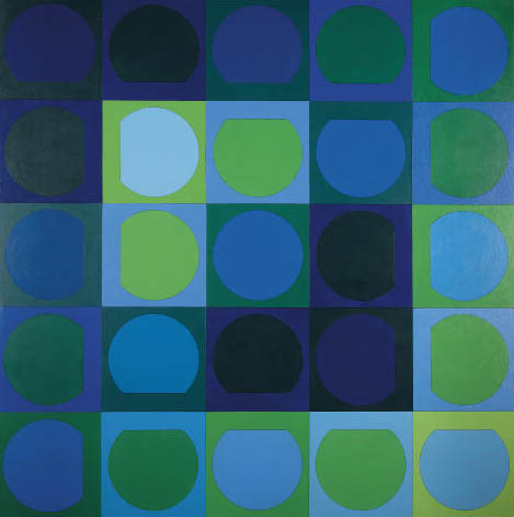 Wikioo.org - The Encyclopedia of Fine Arts - Painting, Artwork by Victor Vasarely - Zaphir 1