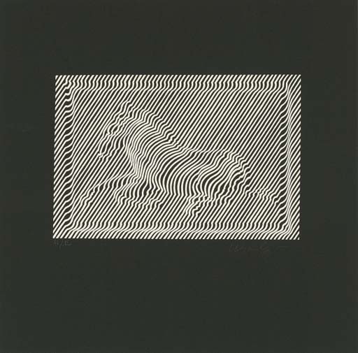 Wikioo.org - The Encyclopedia of Fine Arts - Painting, Artwork by Victor Vasarely - Zebra