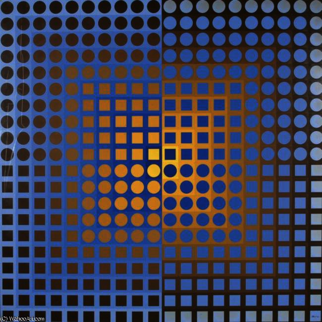 Wikioo.org - The Encyclopedia of Fine Arts - Painting, Artwork by Victor Vasarely - Zoeld