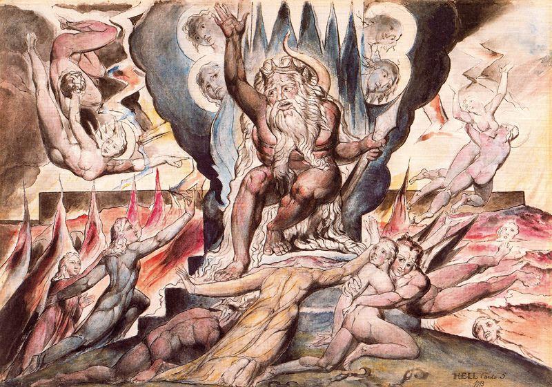 Wikioo.org - The Encyclopedia of Fine Arts - Painting, Artwork by William Blake - Minos