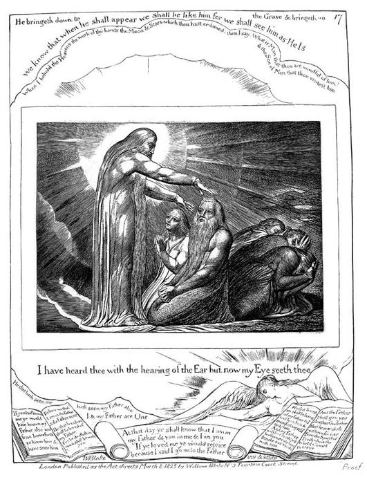 Wikioo.org - The Encyclopedia of Fine Arts - Painting, Artwork by William Blake - The vision of Christ 2