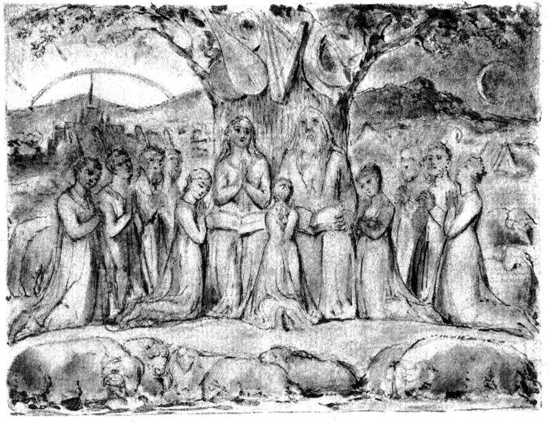WikiOO.org - Encyclopedia of Fine Arts - Malba, Artwork William Blake - Untitled 16