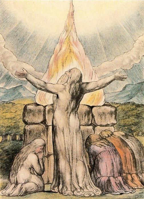 WikiOO.org - Encyclopedia of Fine Arts - Malba, Artwork William Blake - Untitled 3