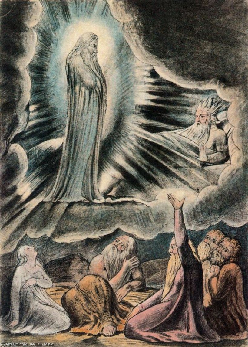 WikiOO.org - 백과 사전 - 회화, 삽화 William Blake - Untitled 4