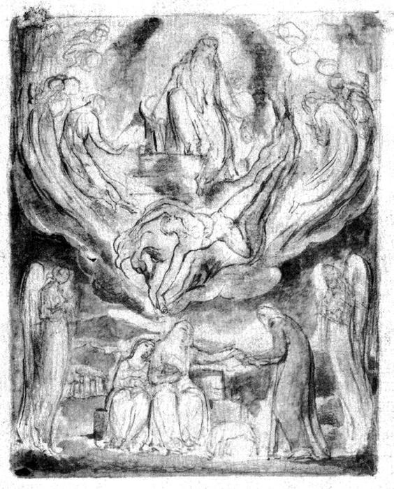 WikiOO.org - אנציקלופדיה לאמנויות יפות - ציור, יצירות אמנות William Blake - Untitled 9