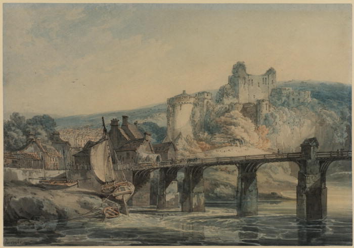 WikiOO.org - Εγκυκλοπαίδεια Καλών Τεχνών - Ζωγραφική, έργα τέχνης William Turner - Chepstow Castle