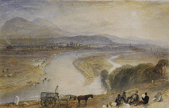 Wikioo.org - The Encyclopedia of Fine Arts - Painting, Artwork by William Turner - Melrose