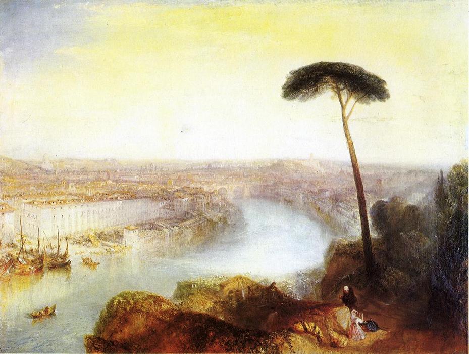 Wikioo.org - The Encyclopedia of Fine Arts - Painting, Artwork by William Turner - Rome from Mount Aventine