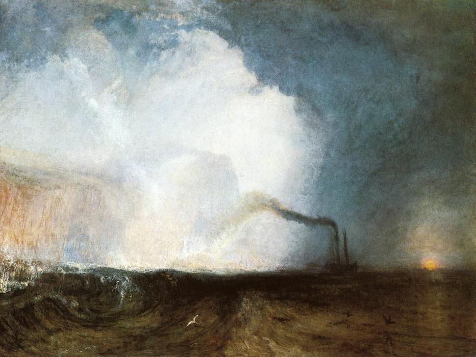 Wikioo.org - The Encyclopedia of Fine Arts - Painting, Artwork by William Turner - Staffa, Fingal's Cave
