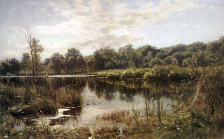 Wikioo.org - The Encyclopedia of Fine Arts - Painting, Artwork by Peder Mork Monsted - Bollemosen
