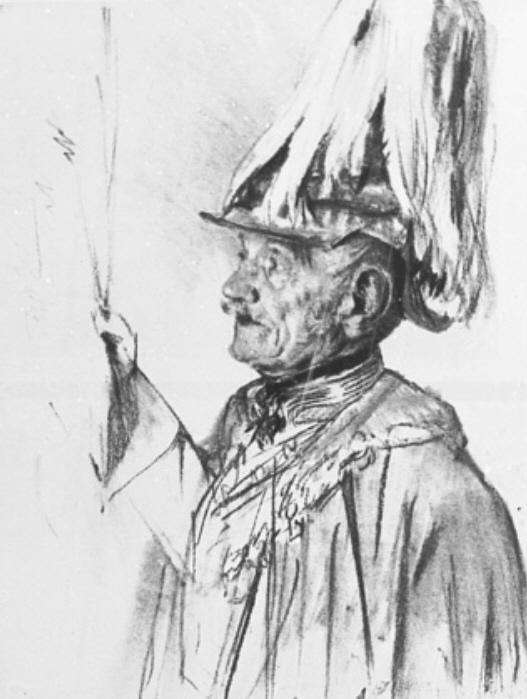 Wikioo.org – L'Encyclopédie des Beaux Arts - Peinture, Oeuvre de Adolph Menzel - Friedrich Graf von Wrangel