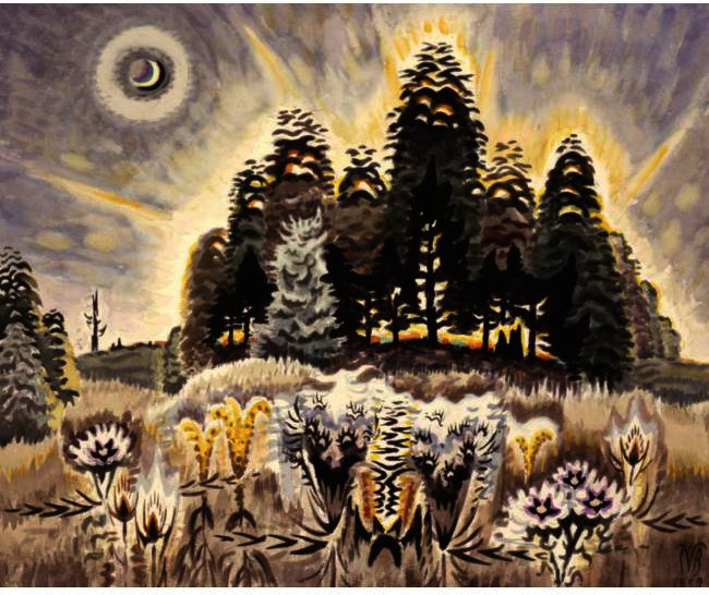 WikiOO.org - Encyclopedia of Fine Arts - Lukisan, Artwork Charles Ephraim Burchfield - For The Beauty Of The Earth