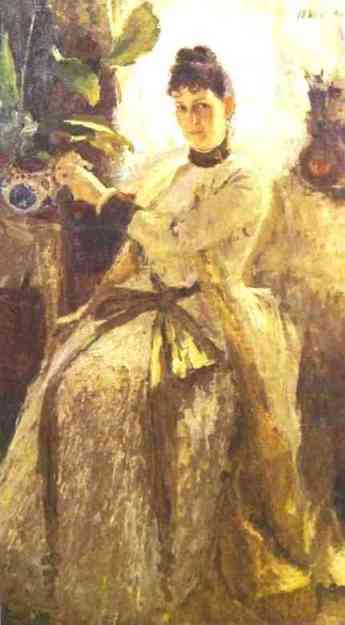WikiOO.org - Encyclopedia of Fine Arts - Lukisan, Artwork Konstantin Alekseyevich Korovin - Portrait of Sofia Golitsyna.