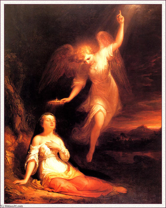Wikioo.org – L'Encyclopédie des Beaux Arts - Peinture, Oeuvre de Daniel Huntington - Le rêve de la Miséricorde