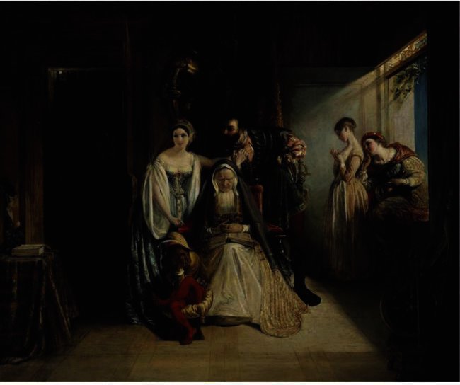 WikiOO.org - Encyclopedia of Fine Arts - Maleri, Artwork Daniel Maclise - Francis I And Diane Of Poitiers