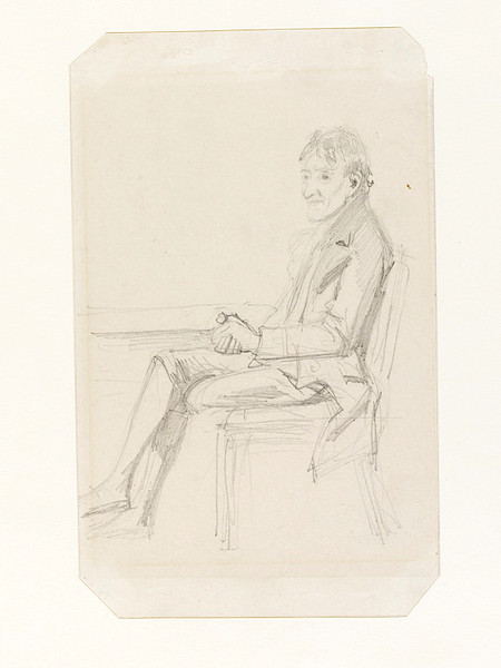 Wikioo.org - สารานุกรมวิจิตรศิลป์ - จิตรกรรม Daniel Maclise - Portrait of John Soane