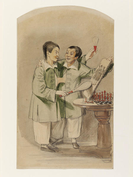 WikiOO.org - Енциклопедія образотворчого мистецтва - Живопис, Картини
 Daniel Maclise - Siamese Twins
