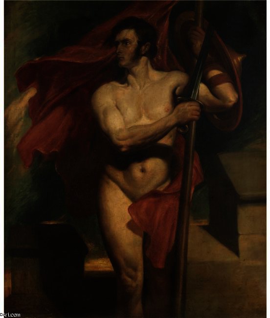 WikiOO.org - Enciclopedia of Fine Arts - Pictura, lucrări de artă Daniel Maclise - The Standard Bearer