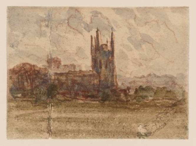 Wikioo.org - The Encyclopedia of Fine Arts - Painting, Artwork by David Cox - A Church