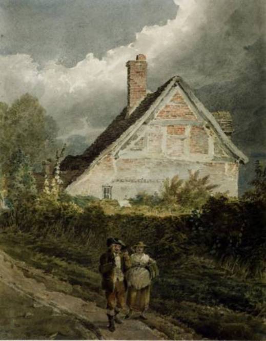 WikiOO.org - Encyclopedia of Fine Arts - Målning, konstverk David Cox - A Country Scene