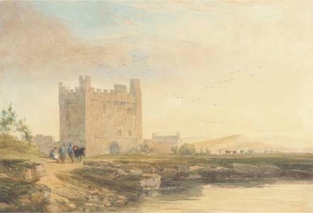 Wikioo.org – L'Encyclopédie des Beaux Arts - Peinture, Oeuvre de David Cox - une vieux frontière château