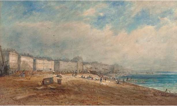 Wikioo.org - The Encyclopedia of Fine Arts - Painting, Artwork by David Cox - Brighton Beach