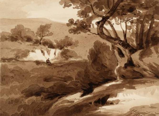 Wikioo.org - The Encyclopedia of Fine Arts - Painting, Artwork by David Cox - Landscape 1