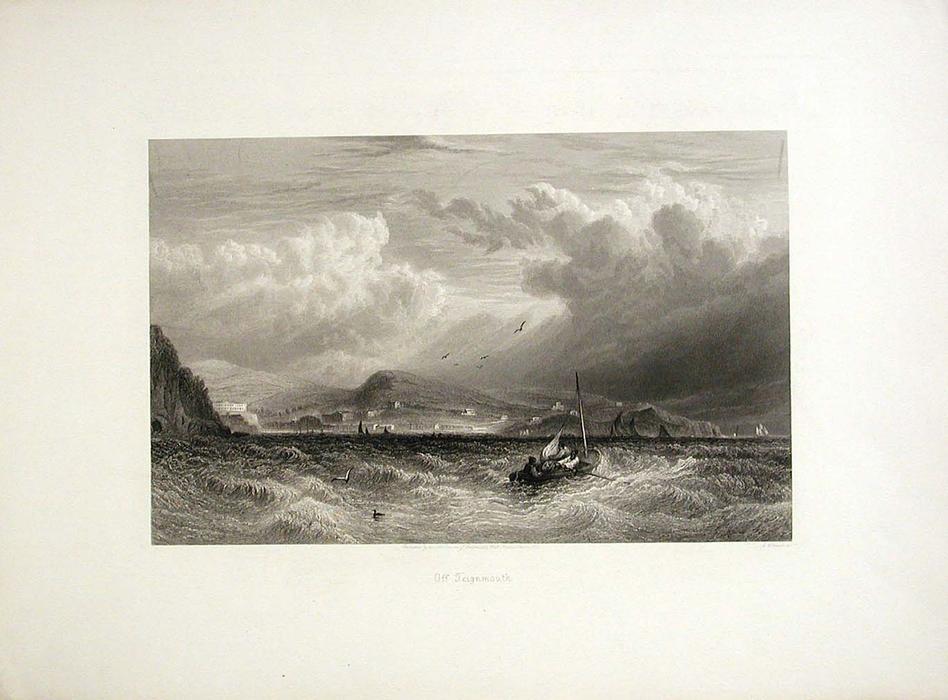 Wikioo.org - The Encyclopedia of Fine Arts - Painting, Artwork by David Cox - Off Teignmouth