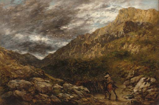 WikiOO.org - Encyclopedia of Fine Arts - Maleri, Artwork David Cox - The Coming Storm