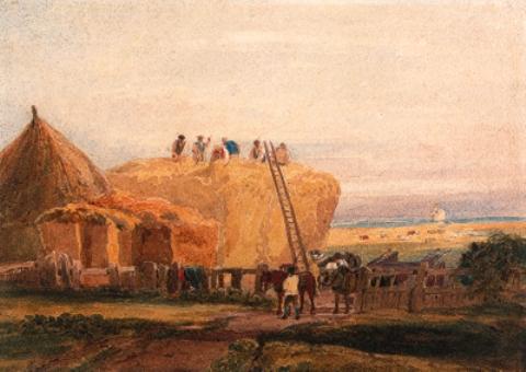 Wikioo.org - The Encyclopedia of Fine Arts - Painting, Artwork by David Cox - The Haymakers