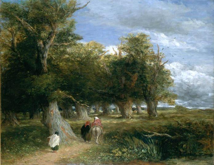 WikiOO.org - Encyclopedia of Fine Arts - Schilderen, Artwork David Cox - The Skirts Of The Forest
