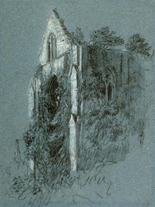 WikiOO.org - Енциклопедія образотворчого мистецтва - Живопис, Картини
 David Cox - Tintern Abbey, Monmouthsire