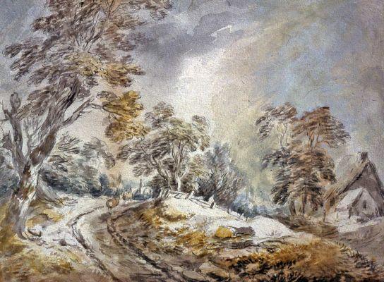 Wikioo.org - The Encyclopedia of Fine Arts - Painting, Artwork by David Cox - Winter Landscape
