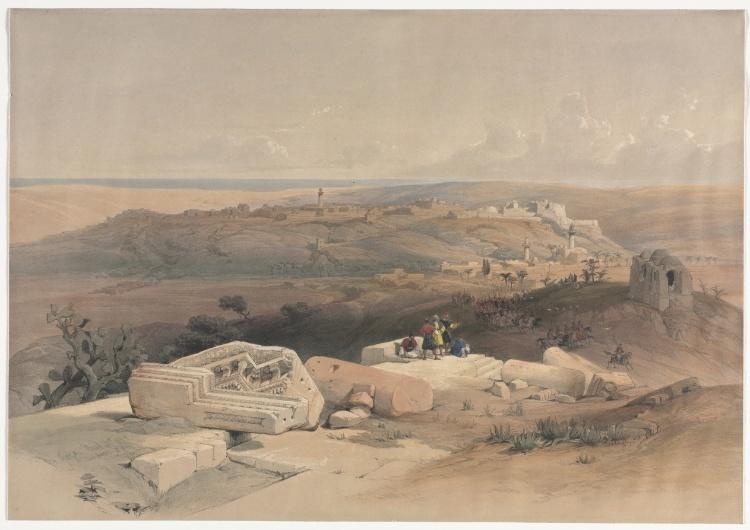 Wikioo.org - The Encyclopedia of Fine Arts - Painting, Artwork by David Roberts - Gaza