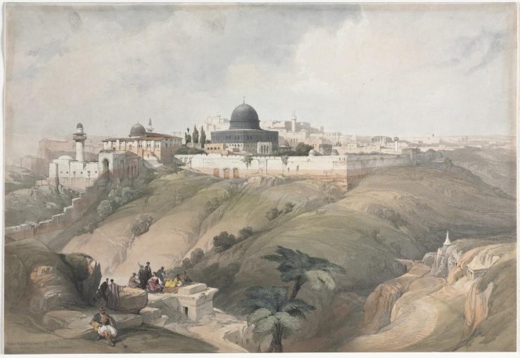 WikiOO.org - 백과 사전 - 회화, 삽화 David Roberts - Jerusalem