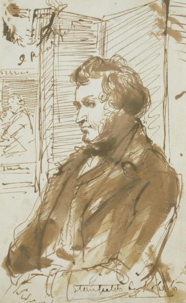 WikiOO.org - 백과 사전 - 회화, 삽화 David Roberts - Portrait Of Clarkson Stanfield