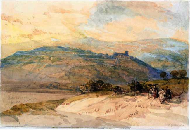 Wikioo.org – La Enciclopedia de las Bellas Artes - Pintura, Obras de arte de David Roberts - Sabaste, Antiguo Samaria