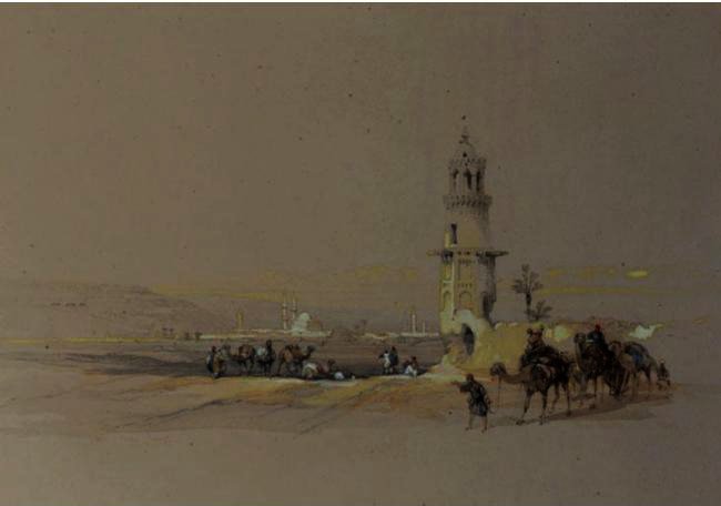 Wikioo.org - The Encyclopedia of Fine Arts - Painting, Artwork by David Roberts - Siout, Upper Egypt