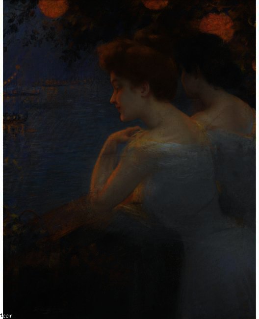 Wikioo.org - The Encyclopedia of Fine Arts - Painting, Artwork by Delphin Enjolras - Fete Venitienne